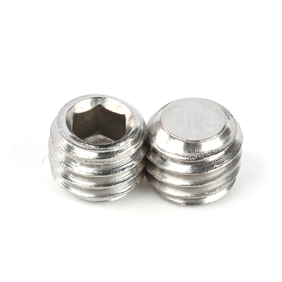 工业熊304不锈钢A2-12H内六角平端紧定螺钉DIN913