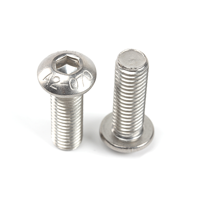 工业熊304不锈钢A2-70内六角平圆头螺钉ISO7380-1