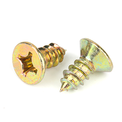 渗碳钢彩锌十字槽沉头自攻螺钉GB846