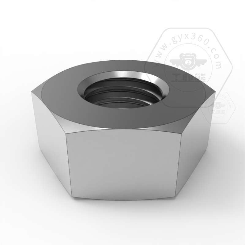 不锈钢六角螺母